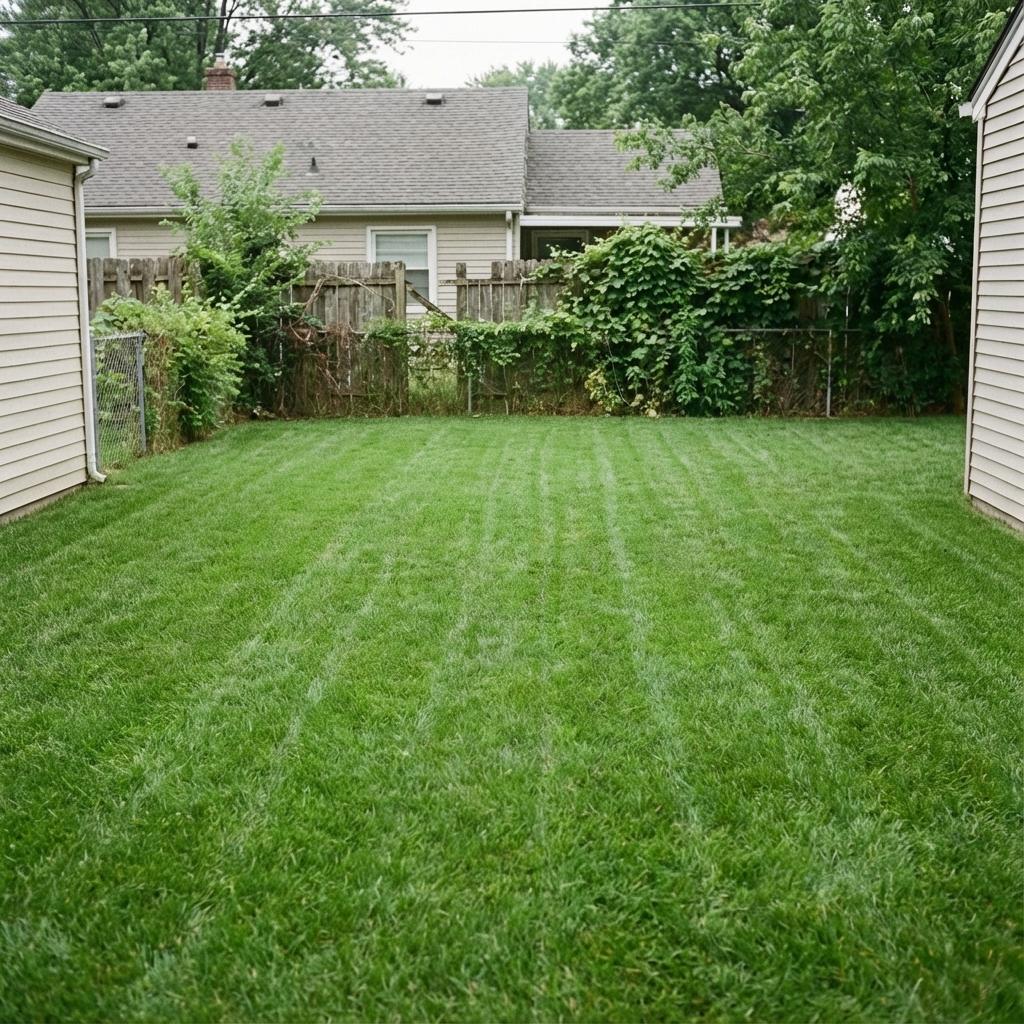 After landscaping
